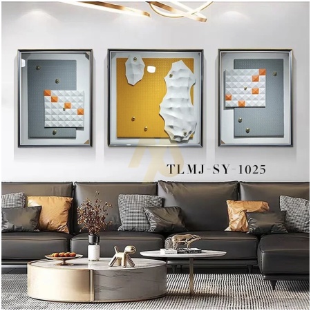 Geometric Harmony 3-in-1 Shadowbox Frame