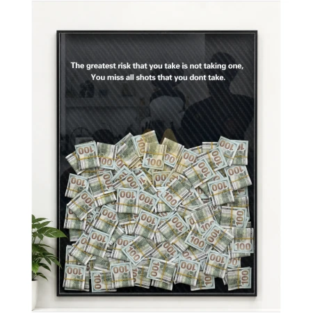 Greatest Risk Money LED Frame
