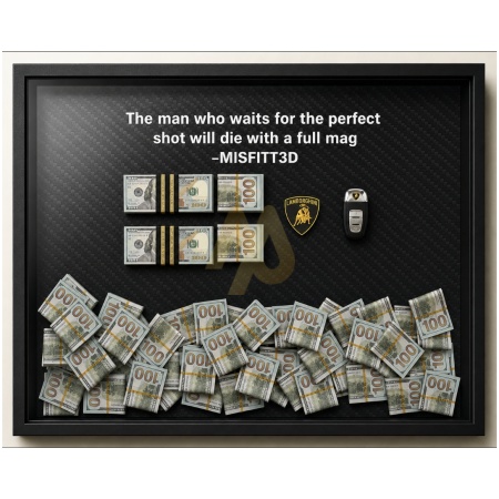 Money Shot LED Shadowbox Frame
