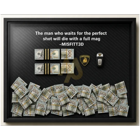 Money Shot LED Shadowbox Frame