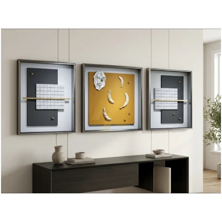 Golden Feather 3-in-1 Shadowbox Frame